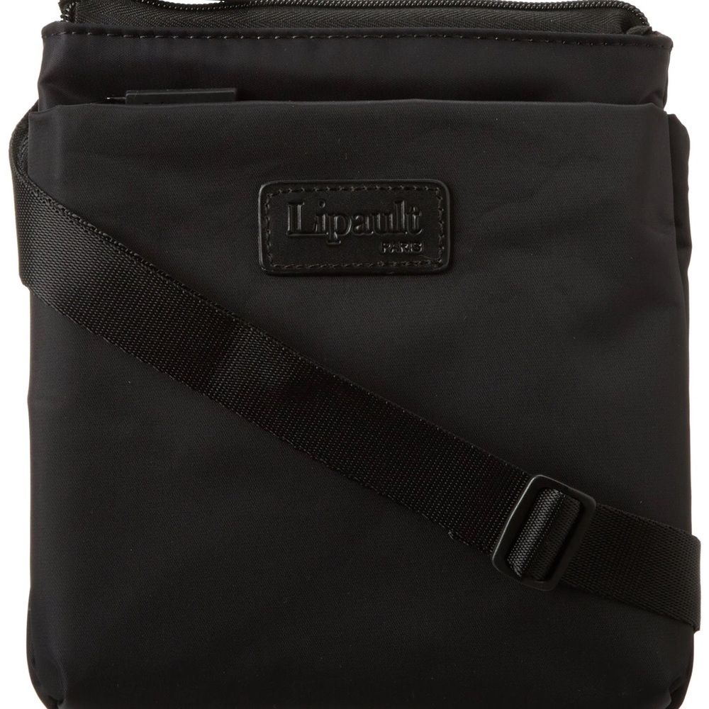 Lipault Paris Black Large Cross Body Bag